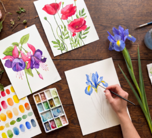 Tu flor, ilustración personalizada