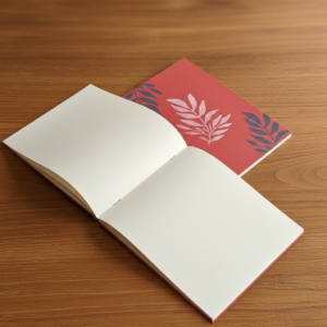 Cuaderno A5 con motivo botánico