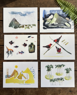 Pack de postales Recuerdos de una isla