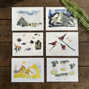 Pack de postales Recuerdos de una isla